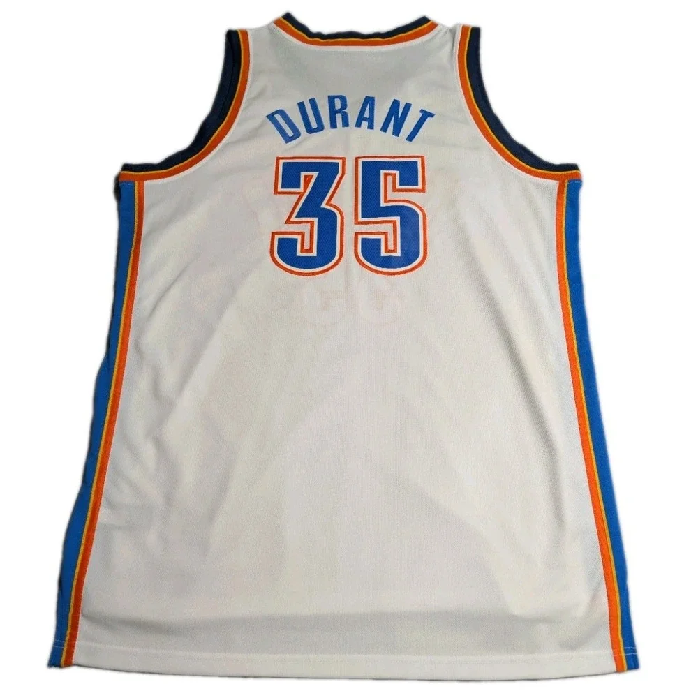 Adidas Kevin Durant OKC Thunder Jersey Mens XXL +2 White Swingman NWT NBA